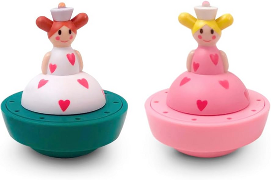 TROUSSELIER caja de música magnética de madera Hermanas Princesas