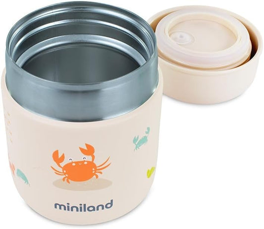 MINILAND Food Thermy Mini stainless steel food thermos 280 ml CRAB