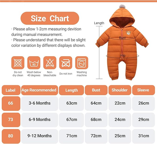 MINIZONE mono de invierno con capucha 80