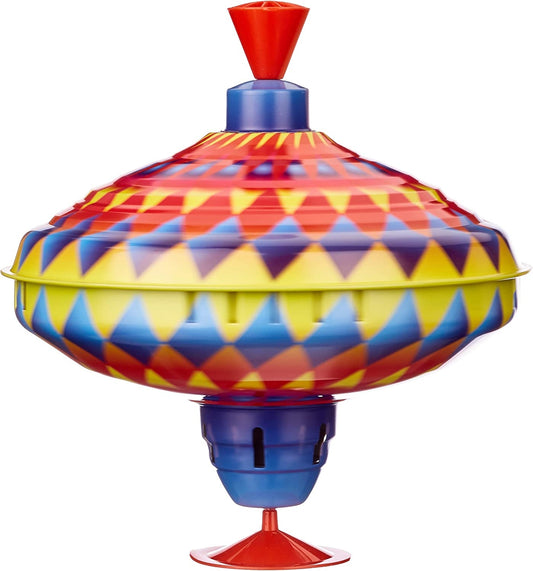 SMALL FOOT metalowy bączek 22 cm 12m+ kolorowy metalowo-plastikowy bączek dla dzieci