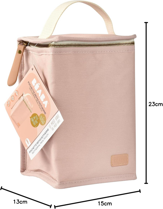 BEABA bolsa isotérmica para biberones y alimentos 15 x 22 cm