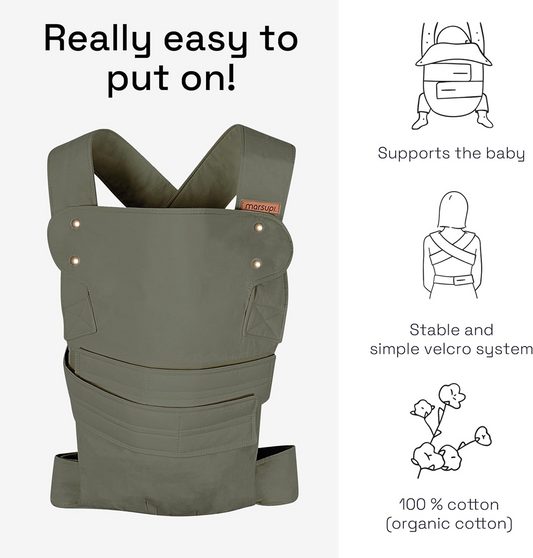 MARSUPI 2.0 portabebés ergonómico XL 3,5 - 15 kg para bebés