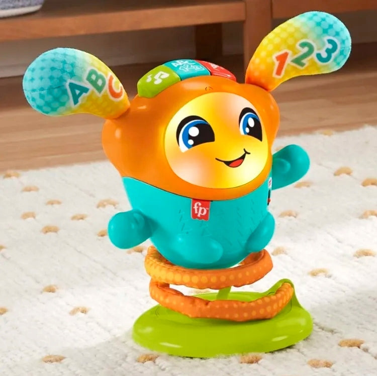 FISHER-PRICE DJ interactivo HUPFI canta y baila 75 actividades IDIOMA INGLÉS