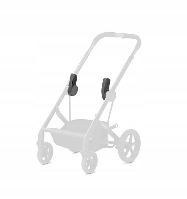 CYBEX Balios S, Talos S adapter foteliki Cybex i inne. czarny adapter do wózka z tworzywa, stan powystawowy