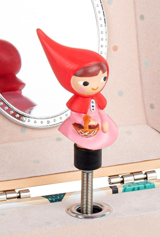 Caja de música magnética de madera TROUSSELIER CAPERUCITA ROJA