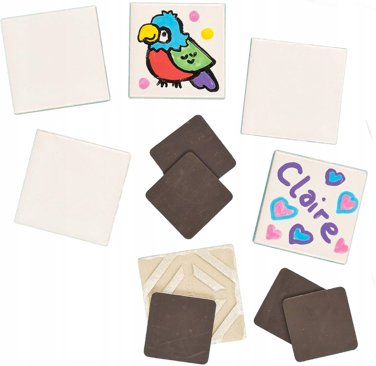 BAKER ROSS imanes de cerámica para decorar 4,5 x 4,5 cm 10 unidades