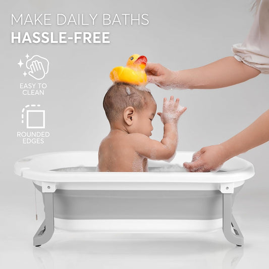 KikkaBoo Willy foldable bathtub with thermometer 0-36 months
