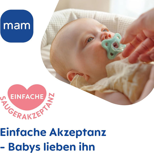 MAM Comfort silicone pacifiers x2, 3–12 months