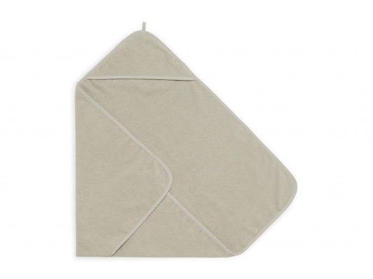 JOLLEIN RĘCZNIK Z KAPTUREM 75x75 cm miękki ręcznik kąpielowy z kapturem w kolorze beżowym dla dziecka