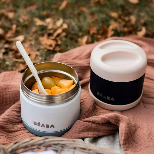 BEABA termos obiadowy 300 ml stal nierdzewna, przenośny pojemnik termiczny ze stali nierdzewnej do posiłków dziecka