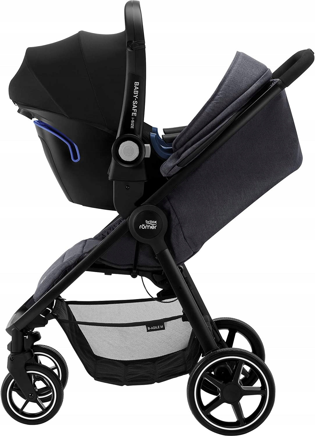 BRITAX ROMER adaptery CLICK&GO wózek B-AGILE M, czarny adapter do fotelika samochodowego