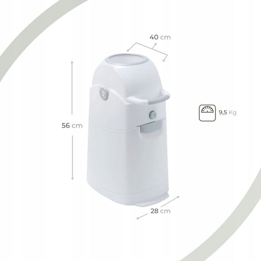 DIAPER CHAMP cubo para pañales con bolsa para basura +/-30 unidades
