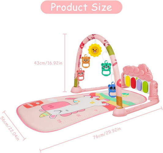 AOMIG ALFOMBRA educativa con piano para bebés 0-36 meses
