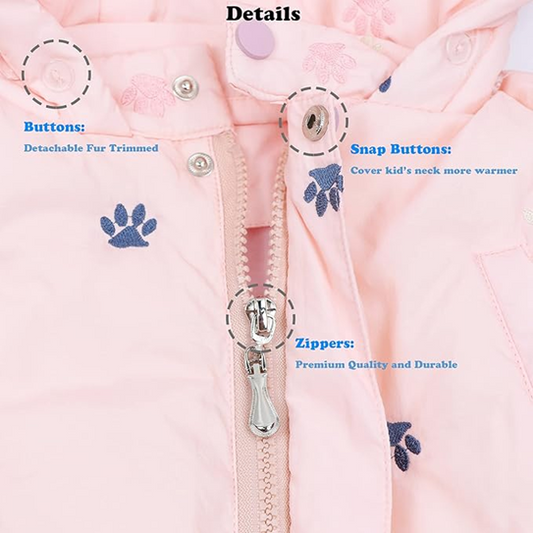 JIAMY mono de invierno chaqueta + pantalones 100 2-3 años para niños