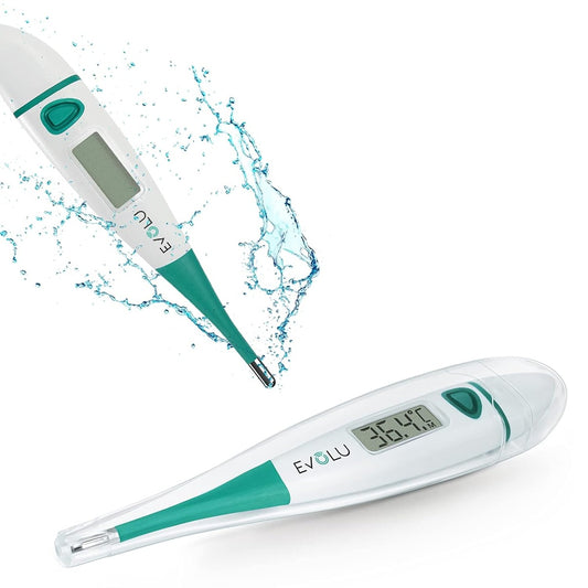 EVOLU DMT-4318 termómetro digital con punta flexible + estuche 10 segundos