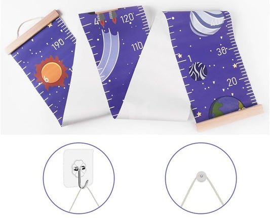 AOLSO cinta métrica de tela para altura 195 cm + gancho autoadhesivo KOSMOS