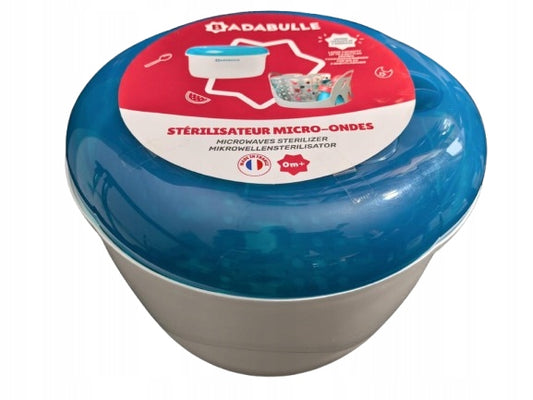 BADABULLE esterilizador de microondas con cesta para 5 biberones y accesorios