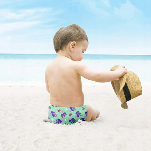 BAMBINO MIO pielucha do pływania cytrusy 1-2 lata na plaży, wodoodporna pieluszka do pływania dla malucha