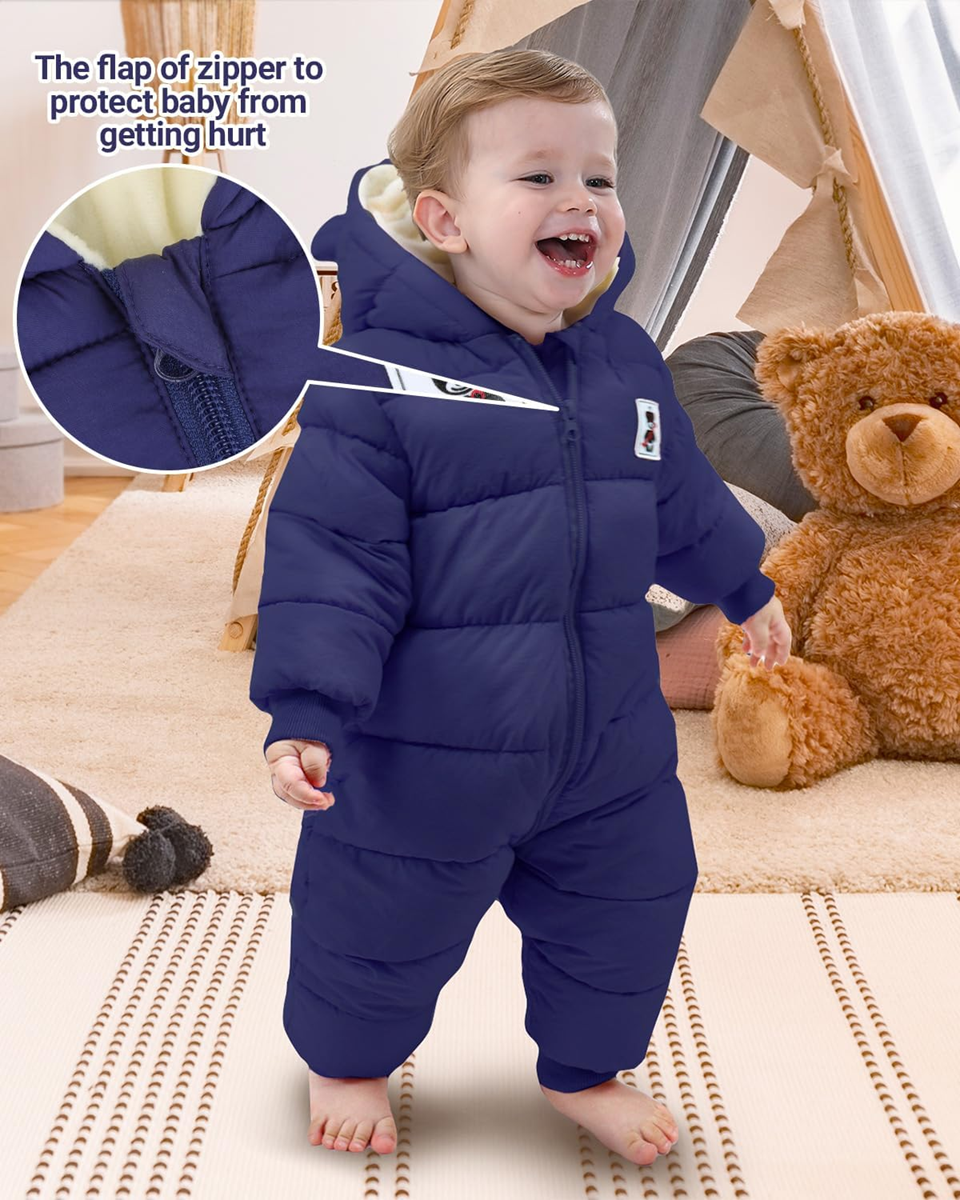 MINIZONE mono de invierno con capucha 6-9 meses 73