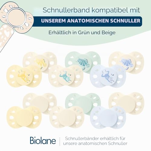 Biolane clip de algodón para chupete con colgante