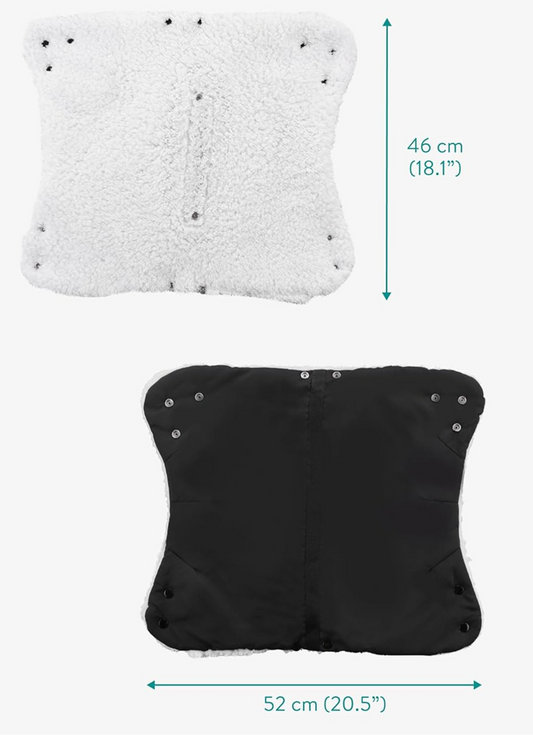 NAVARIS manoplas impermeables para cochecito con forro polar
