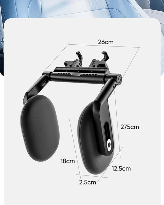 RUNSNAIL cabecero para coche 7-18 cm ajuste 180° O