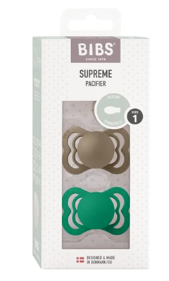 BIBS SUPREME chupetes calmantes de silicona 0-6 meses simétricos