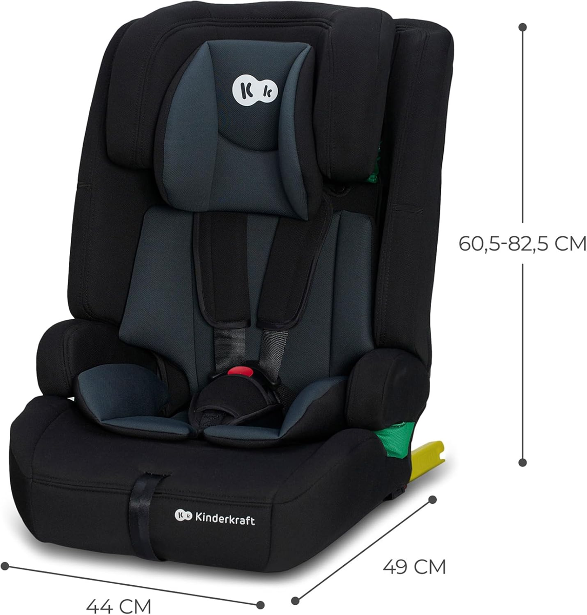 KINDERKRAFT SAFETY FIX 2 i-Size car seat group 1/2/3 - 9-36kg