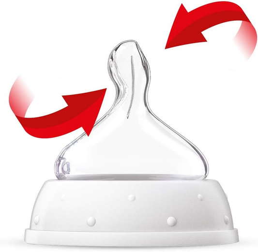 NUK First Choice+ biberón de 360 ml tetina XL 6-18 m JIRAFA