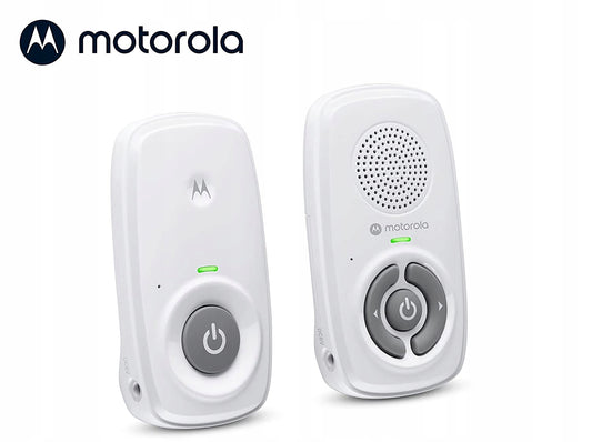 MOTOROLA MBP21 cyfrowa niania elektroniczna DECT 2 – biały zestaw audio z jednostką rodzica i dziecka