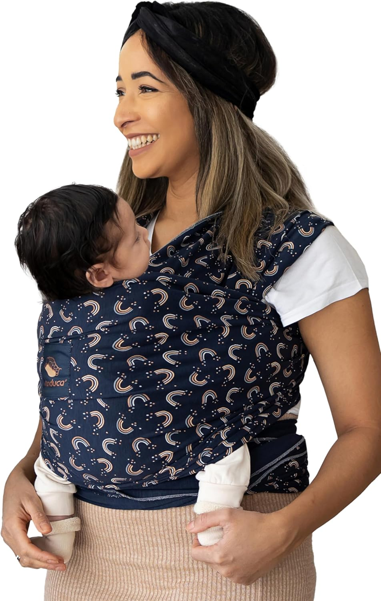 MANDUCA SLING fular portabebés ajustable de algodón para bebés