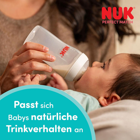NUK Perfect Match anti-colic bottles 150 ml x4 3m+