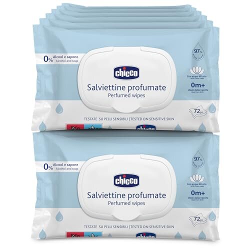 Toallitas multiusos para bebés Chicco, 864 unidades.