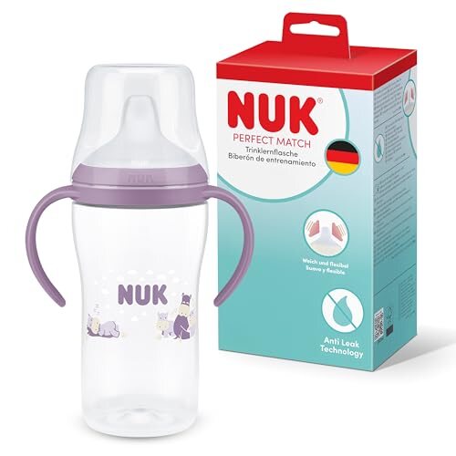 NUK Perfect Match training cup 260 ml 6+ Hippopotamus