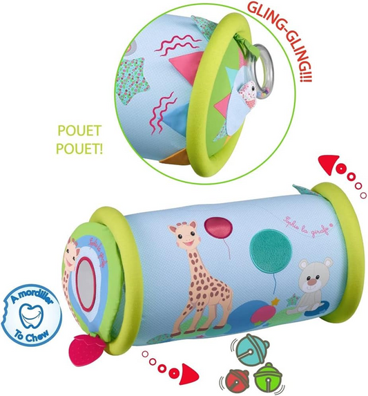 SOPHIE LA GIRAFE set de regalo rodillo teléfono vasos 10 piezas