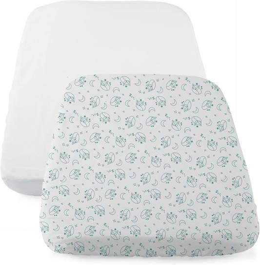 CHICCO NEXT2ME sábana para cuna x2 50x83 para bebés