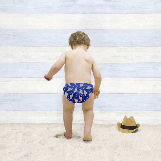 BAMBINO MIO pielucha do pływania 0-6msc dla dziecka w wodoodpornej pieluszce do pływania