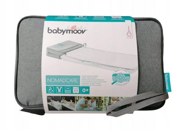 BABYMOOV przewijak podróżny + organizer NomadCare z miękkim przewijakiem i kieszenią na pieluchy