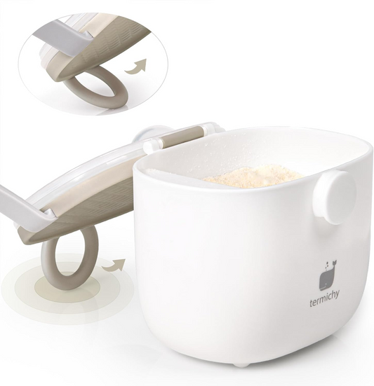 TERMICHY recipiente para leche de fórmula 500 ml 250 g + cuchara medidora