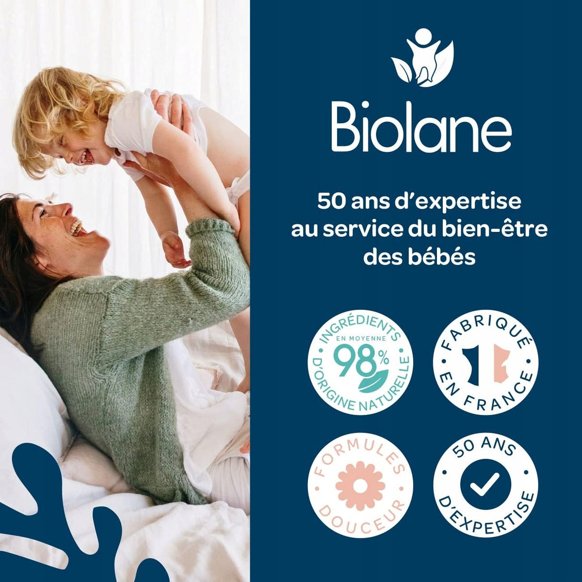 BIOLANE pañales talla 5 (11-25 kg) x40 unidades