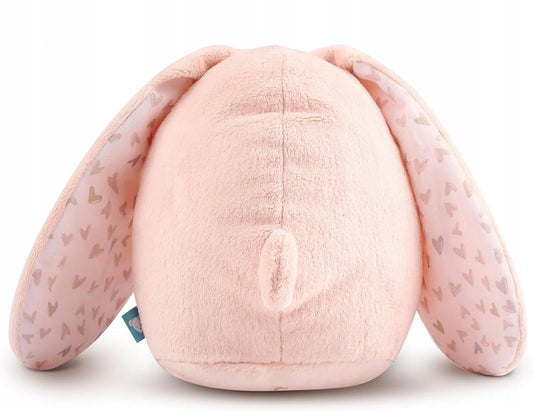 MyHummy szumiś przytulanka KRÓLIK 17 cm, różowy króliczek z białym szumem, miękka przytulanka dla niemowląt