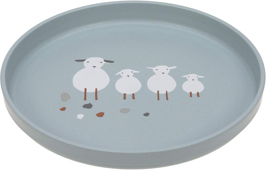 LASSIG Tiny Farmer plato de biocompuesto 2 x 18 cm 6 m+ OVEJAS