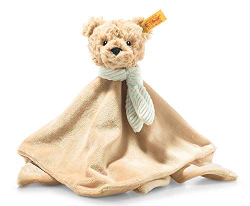 Steiff Jimmy osito de apego con manta, oso beige, 26 cm