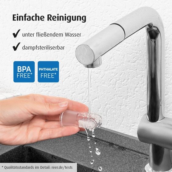 Reer silicone finger toothbrush for oral care