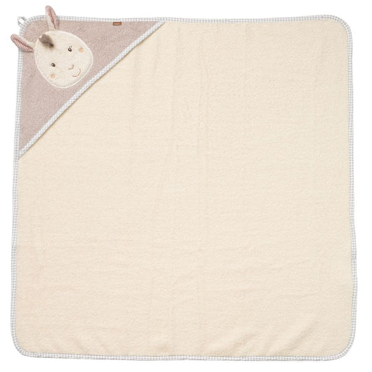 FEHN Peru Toalla con capucha 80x80 cm para bebés de algodón