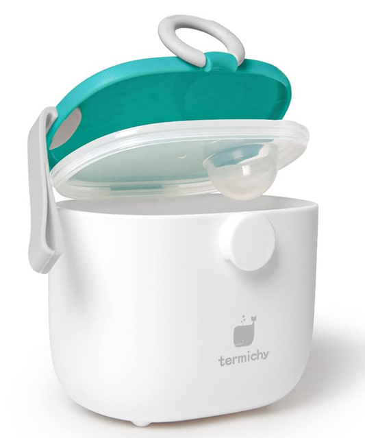 TERMICHY recipiente para leche de fórmula 500 ml 250 g + cuchara medidora