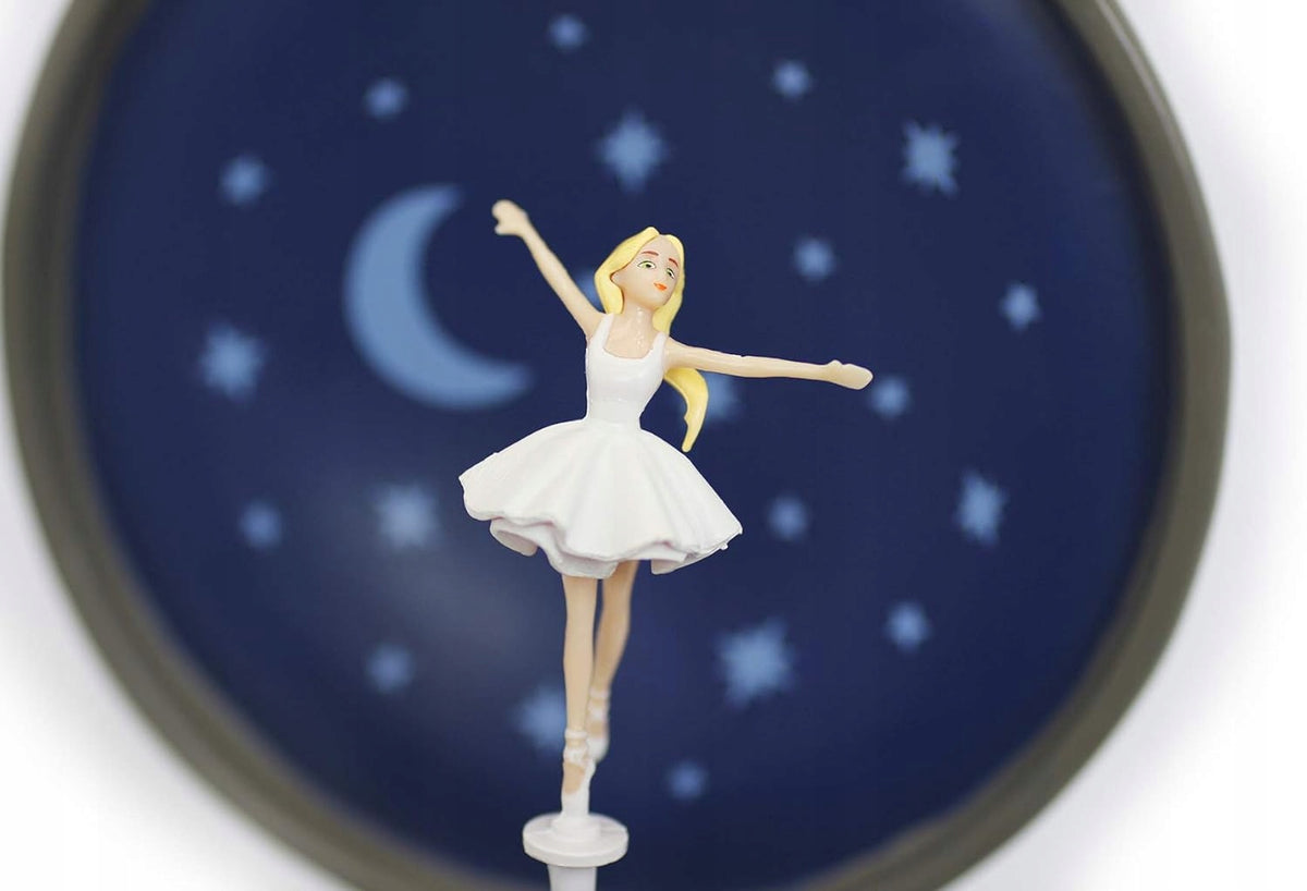 Caja de música Ballerina de TROUSSELIER en estuche metálico EL LAGO DE LOS CISNES