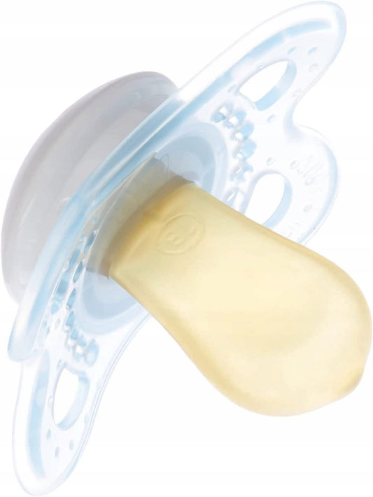 MAM ORIGINAL smoczek uspokajający 2-6m box steryli KAUCZUK, niebieski, kauczukowy, BPA/BPS free