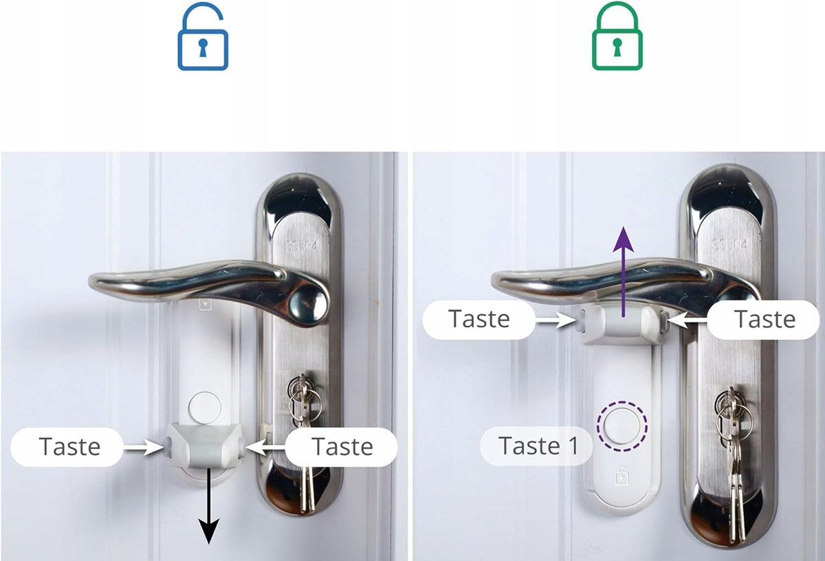MOONYBABY protector para puertas contra apertura por niños 2 unidades