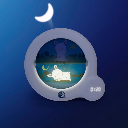 PABOBO Kid Sleep Essential 3 en 1 reloj despertador de entrenamiento luz nocturna 18 x 20 cm